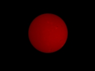 Sonne H-Alpha, 15. Januar 2012, Oberflächenstrukturen werden sichtbar