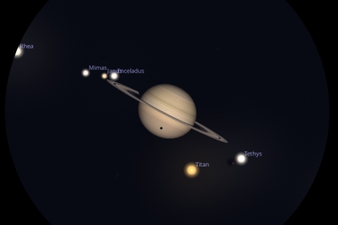 Saturn Schattentransit 11.2025