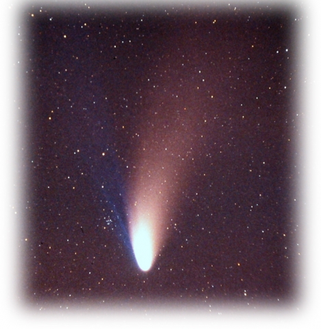 Der Komet Hale Bopp im April 1997