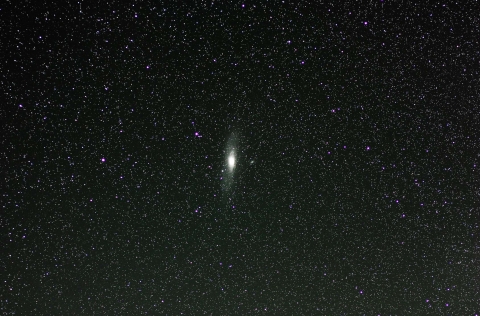 Der Andromedanebel ist unsere große Nachbargalaxie