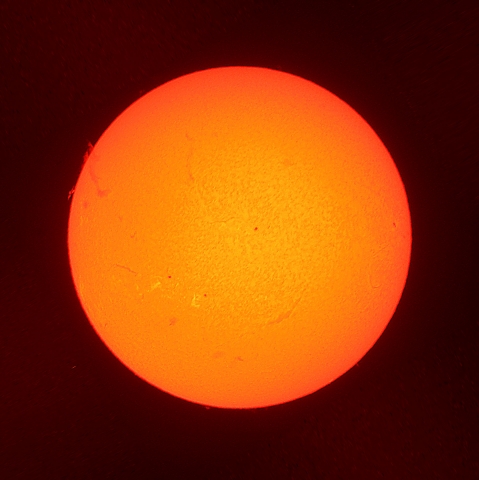 Sonne durch PST 2014-08-27